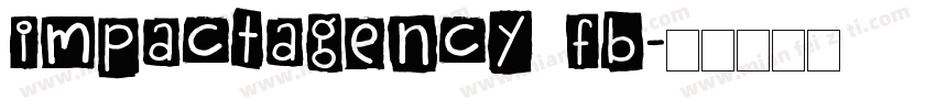 impactagency fb字体转换